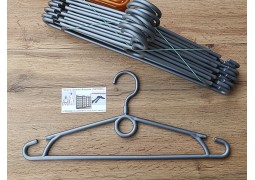 Плечики з поворотним гачком (сірі) 39х0,7см